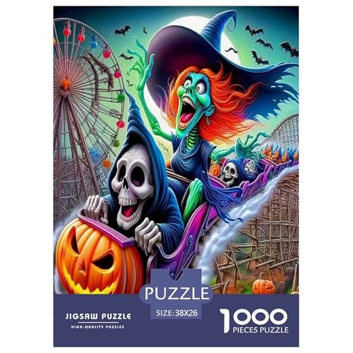 Halloween1000-teiliges Puzzle Für Erwachsene Und Kinder Bildungsspiele Jack-o'-LaterneHerausfordernd Für Home Decoration Tolle Geschenkidee38x26cm/1000pcs Halloween1000-teiliges Puzzle Für Erwachsene Und Kinder Bildungsspiele Jack-o'-LaterneHerausfordernd Für Home Decoration Tolle Geschenkidee38x26cm/1000pcs von TDSNKAVHB