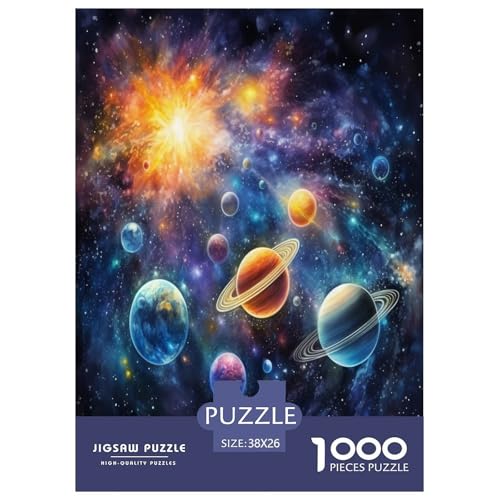 Himmel Puzzle 1000 Teile Schwer Puzzle Spielzeug Pädagogisches Spiel Impossible Herausforderung Spielzeug Für Erwachsene Kinder 38x26cm/1000pcs von TDSNKAVHB