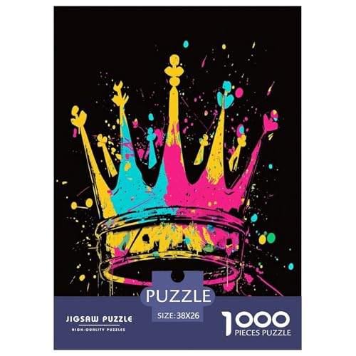 Hip Hop Krone Puzzle 1000-teilige Schwer Puzzle Spielzeug Lernspiel Impossible Herausforderung Spielzeug Für Erwachsene Und Kinder Ab 14 Jahren 38x26cm/1000pcs Hip Hop Krone Puzzle 1000-teilige Schwer Puzzle Spielzeug Lernspiel Impossible Herausforderung Spielzeug Für Erwachsene Und Kinder Ab 14 Jahren 38x26cm/1000pcs von TDSNKAVHB