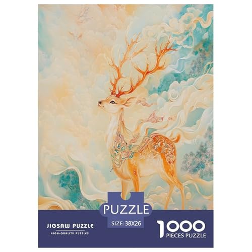 Hirsch Gott Puzzles 1000 Teile Schwer Puzzle Spielzeug Pädagogisches Spiel Impossible Herausforderungsspielzeug Für Erwachsene Und Kinder Ab 14 Jahren 38x26cm/1000pcs Hirsch Gott Puzzles 1000 Teile Schwer Puzzle Spielzeug Pädagogisches Spiel Impossible Herausforderungsspielzeug Für Erwachsene Und Kinder Ab 14 Jahren 38x26cm/1000pcs von TDSNKAVHB