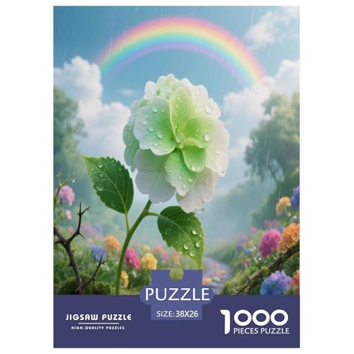 Hydrangee Puzzle 1000-teilige Schwer Puzzle Spielzeug Pädagogisches Spiel Impossible Herausforderung Spielzeug Für Erwachsene Und Kinder Ab 12 Jahren 38x26cm/1000pcs von TDSNKAVHB