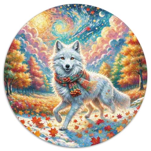 Japanischer SpitzPuzzles 1000 Pieces for Adults Round spektakulärCreative Challenge Puzzle Toy1000pcs (67.5x67.5cm) von TDSNKAVHB