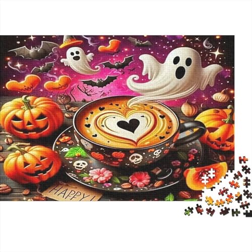 Jumbie Kürbisse1000-teilige Puzzles Für Erwachsene Bildungsspiele HalloweenHerausfordernde Home Decors Tolle Geschenkidee38x26cm/1000pcs von TDSNKAVHB