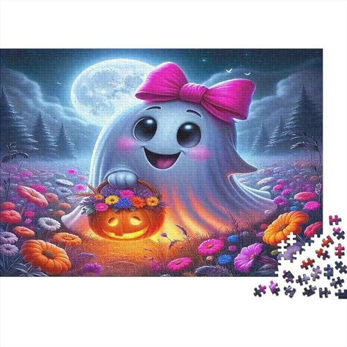 Jumbie Kürbisse1000-teiliges Puzzle Für Erwachsene Familienspiel HalloweenHerausfordernd Für Home Decoration Tolle Geschenkidee38x26cm/1000pcs von TDSNKAVHB