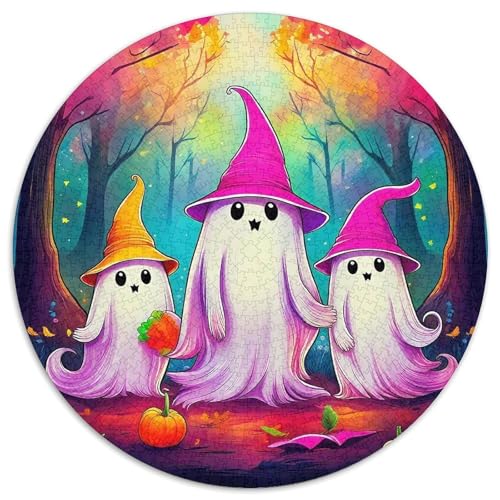 Jumbie KürbissePuzzle 1000 Teile Für Erwachsene Rund HalloweenKreative Herausforderungs-Familiendekorationen1000pcs (67.5x67.5cm) von TDSNKAVHB