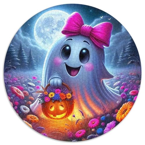 Jumbie KürbissePuzzles 1000 Teile Für Erwachsene Rund HalloweenKreative Herausforderungs-Familiendekorationen1000pcs (67.5x67.5cm) von TDSNKAVHB