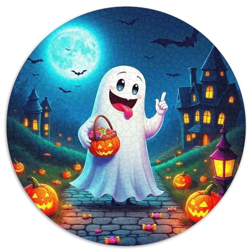 Jumbie KürbissePuzzles 1000 Teile Für Erwachsene Rund HalloweenKreatives Herausforderungsspielzeug-Geschenk1000pcs (67.5x67.5cm) von TDSNKAVHB