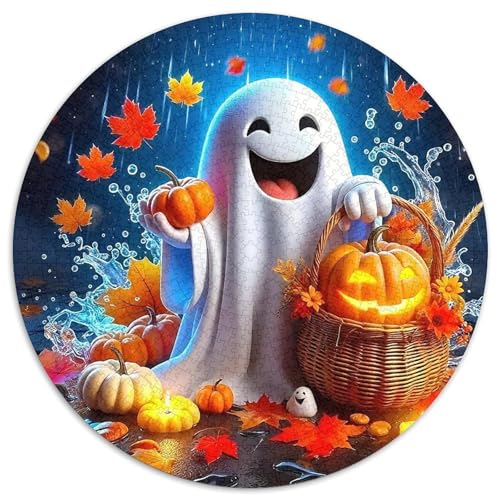 Jumbie KürbissePuzzles 1000 Teile Für Erwachsene Und Kinder Rund HalloweenKreatives Herausforderndes Spielzeug-Geschenk1000pcs (67.5x67.5cm) von TDSNKAVHB
