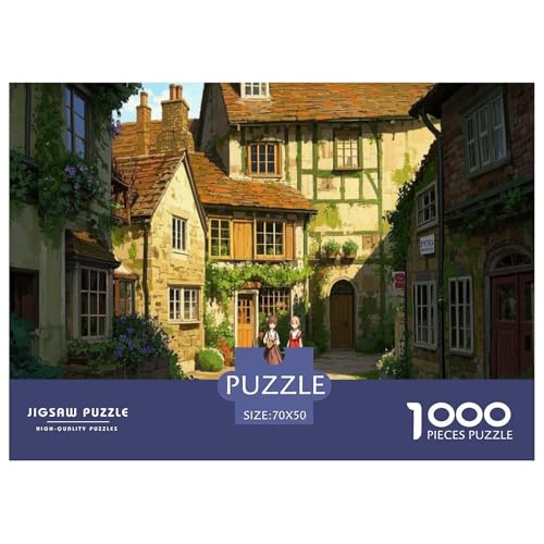 Kleine Stadt Mädchen1000 Piece Jigsaw Puzzle for Adults and Kids Family Game Challenging for Home Decoration Great Geschenk Idea70x50cm/1000pcs Kleine Stadt Mädchen1000 Piece Jigsaw Puzzle for Adults and Kids Family Game Challenging for Home Decoration Great Geschenk Idea70x50cm/1000pcs von TDSNKAVHB