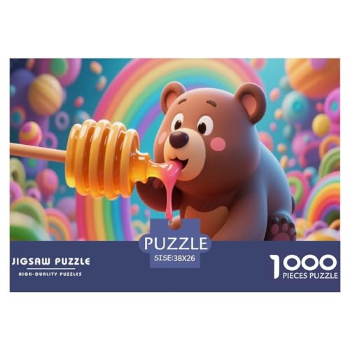 Kleiner Bär1000 Piece Jigsaw Puzzle for Adults EduKatzeional Games HonigChallenging for Home Decoration Great Geschenk Idea38x26cm/1000pcs Kleiner Bär1000 Piece Jigsaw Puzzle for Adults EduKatzeional Games HonigChallenging for Home Decoration Great Geschenk Idea38x26cm/1000pcs von TDSNKAVHB