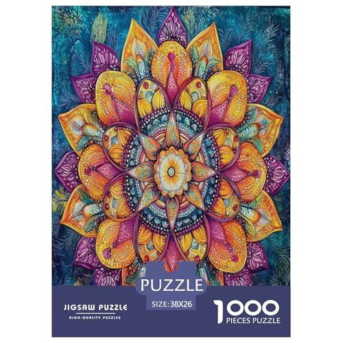 Mandala Puzzle 1000 Teile Schwer Puzzle Spielzeug Pädagogisches Spiel Impossible Herausforderung Spielzeug Für Erwachsene Kinder 38x26cm/1000pcs Mandala Puzzle 1000 Teile Schwer Puzzle Spielzeug Pädagogisches Spiel Impossible Herausforderung Spielzeug Für Erwachsene Kinder 38x26cm/1000pcs von TDSNKAVHB
