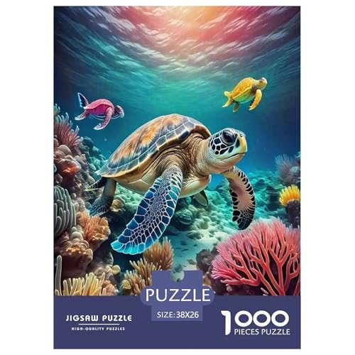 Meeresschildkröte1000-teiliges Puzzle Für Erwachsene Bildungsspiele KorallenriffHerausfordernd Für Home Decoration Tolle Geschenkidee38x26cm/1000pcs Meeresschildkröte1000-teiliges Puzzle Für Erwachsene Bildungsspiele KorallenriffHerausfordernd Für Home Decoration Tolle Geschenkidee38x26cm/1000pcs von TDSNKAVHB