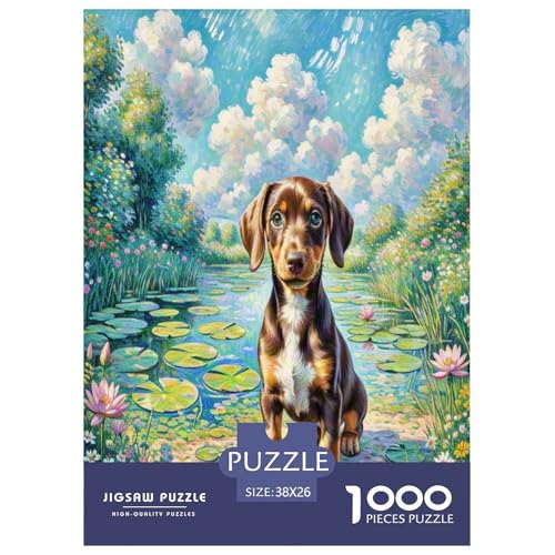 Miniatur Pinscher1000 Piece Jigsaw Puzzle for Adults and Kids EduKatzeional Games Süße HaustiereChallenging Home Decors Great Gift Idea38x26cm/1000pcs Miniatur Pinscher1000 Piece Jigsaw Puzzle for Adults and Kids EduKatzeional Games Süße HaustiereChallenging Home Decors Great Gift Idea38x26cm/1000pcs von TDSNKAVHB