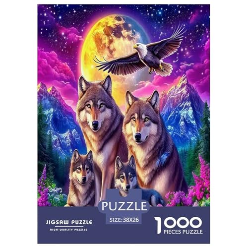Mondlicht Wolf1000-teilige Puzzles Für Erwachsene Bildungsspiele FantasieSpaßig Und Herausfordernde Home Decors Tolle Geschenkidee38x26cm/1000pcs Mondlicht Wolf1000-teilige Puzzles Für Erwachsene Bildungsspiele FantasieSpaßig Und Herausfordernde Home Decors Tolle Geschenkidee38x26cm/1000pcs von TDSNKAVHB