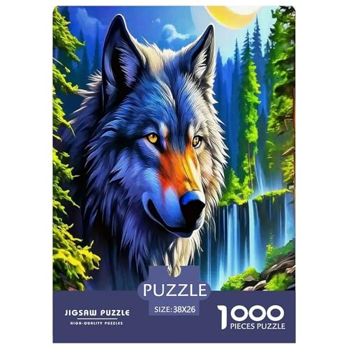 Mondlicht Wolf1000-teiliges Puzzle Für Erwachsene Familienspiel FantasieHerausfordernde Home Decors Tolle Geschenkidee38x26cm/1000pcs Mondlicht Wolf1000-teiliges Puzzle Für Erwachsene Familienspiel FantasieHerausfordernde Home Decors Tolle Geschenkidee38x26cm/1000pcs von TDSNKAVHB