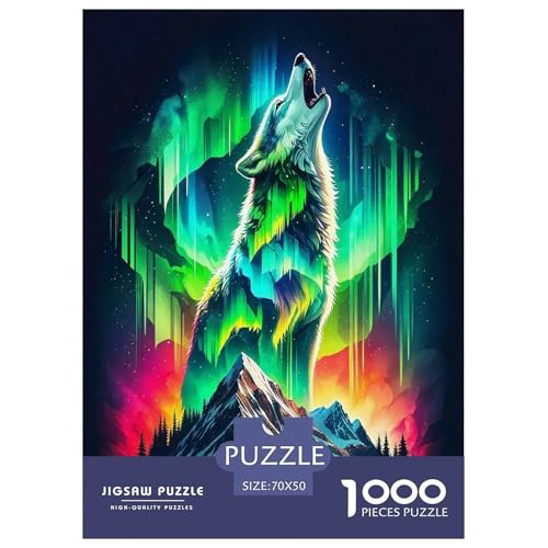 Mondlicht Wolf1000-teiliges Puzzle Für Erwachsene Und Kinder Bildungsspiele AuroraHerausfordernde Home Decors Tolle Geschenkidee70x50cm/1000pcs Mondlicht Wolf1000-teiliges Puzzle Für Erwachsene Und Kinder Bildungsspiele AuroraHerausfordernde Home Decors Tolle Geschenkidee70x50cm/1000pcs von TDSNKAVHB
