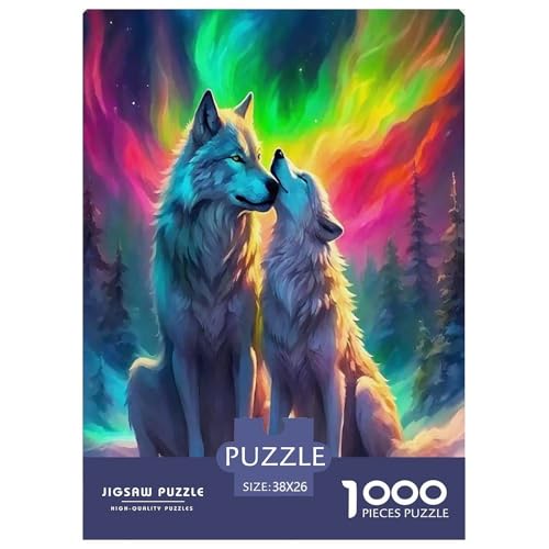 Mondlicht Wolf1000-teiliges Puzzle Für Erwachsene Und Kinder Familienspiel FantasieSpaßig Und Herausfordernd Für Home Decoration Tolle Geschenkidee38x26cm/1000pcs Mondlicht Wolf1000-teiliges Puzzle Für Erwachsene Und Kinder Familienspiel FantasieSpaßig Und Herausfordernd Für Home Decoration Tolle Geschenkidee38x26cm/1000pcs von TDSNKAVHB