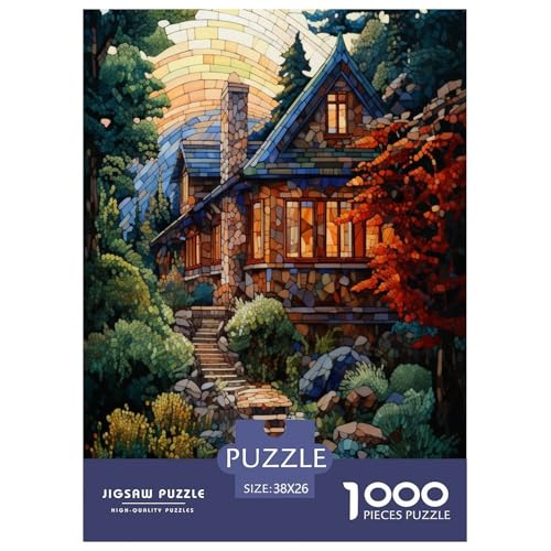 Mountain Village Ferienhaus Puzzle 1000-teilige Schwer Puzzle Spielzeug Lernspiel Impossible Herausforderung Spielzeug Für Erwachsene Und Kinder Ab 12 Jahren 38x26cm/1000pcs Mountain Village Ferienhaus Puzzle 1000-teilige Schwer Puzzle Spielzeug Lernspiel Impossible Herausforderung Spielzeug Für Erwachsene Und Kinder Ab 12 Jahren 38x26cm/1000pcs von TDSNKAVHB