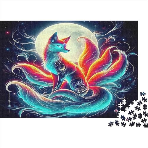 Neun-Schwanz-Fuchs1000-teiliges Puzzle Für Erwachsene Bildungsspiele FantasieHerausfordernd Für Home Decoration Tolle Geschenkidee70x50cm/1000pcs Neun-Schwanz-Fuchs1000-teiliges Puzzle Für Erwachsene Bildungsspiele FantasieHerausfordernd Für Home Decoration Tolle Geschenkidee70x50cm/1000pcs von TDSNKAVHB