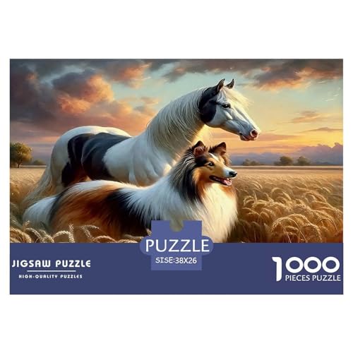 Pferd1000-teiliges Puzzle Für Erwachsene Und Kinder Familienspiel SonnenuntergangSpaßig Und Herausfordernde Home Decors Tolle Geschenkidee38x26cm/1000pcs Pferd1000-teiliges Puzzle Für Erwachsene Und Kinder Familienspiel SonnenuntergangSpaßig Und Herausfordernde Home Decors Tolle Geschenkidee38x26cm/1000pcs von TDSNKAVHB