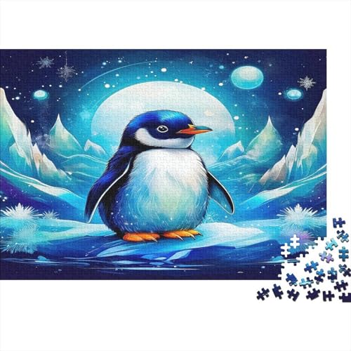Pinguin1000-teilige Puzzles Für Erwachsene Familienspiel MondHerausfordernd Für Home Decoration Tolle Geschenkidee70x50cm/1000pcs von TDSNKAVHB