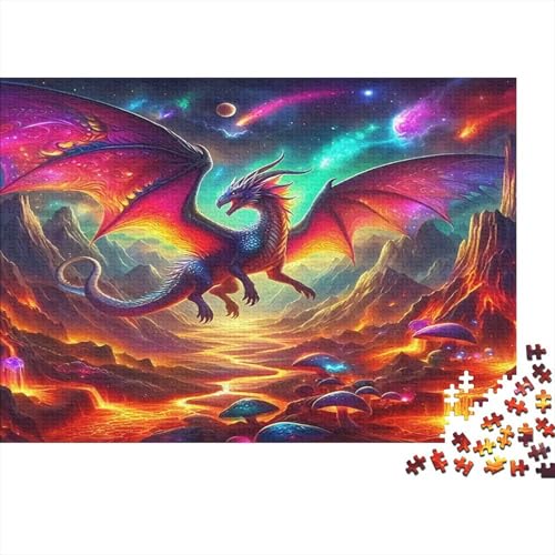 Pterosaurus1000-teiliges Puzzle Für Erwachsene Bildungsspiele AuroraSpaßig Und Herausfordernde Home Decors Tolle Geschenkidee38x26cm/1000pcs von TDSNKAVHB