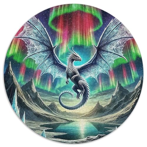 PterosaurusPuzzles 1000 Teil Für Erwachsene Rund AuroraKreatives Herausforderungspuzzle-Spielzeug1000pcs (67.5x67.5cm) von TDSNKAVHB