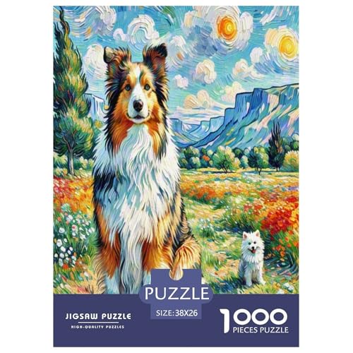 Rauer Collie1000 Pieces Jigsaw Puzzles for Adults EduKatzeional Games Süße HaustiereChallenging Home Decors Great Gift Idea38x26cm/1000pcs Rauer Collie1000 Pieces Jigsaw Puzzles for Adults EduKatzeional Games Süße HaustiereChallenging Home Decors Great Gift Idea38x26cm/1000pcs von TDSNKAVHB