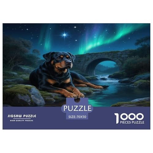 Rottweiler1000 Piece Jigsaw Puzzles for Adults Educational Games Haustier HundFun and Challenging for Home Decoration Great Gift Idea70x50cm/1000pcs Rottweiler1000 Piece Jigsaw Puzzles for Adults Educational Games Haustier HundFun and Challenging for Home Decoration Great Gift Idea70x50cm/1000pcs von TDSNKAVHB