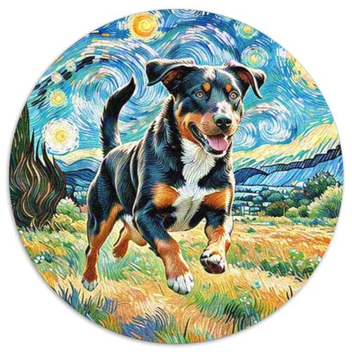 RottweilerJigsaw Puzzle 1000 Pieces for Adults Kids Round KunstCreative Challenging Family Decorations1000pcs (67.5x67.5cm) von TDSNKAVHB