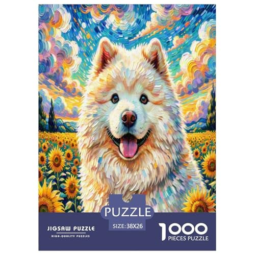 Samojed1000 Pieces Jigsaw Puzzle for Adults and Kids EduKatzeional Games SonnenblumenChallenging Home Decors Great Gift Idea38x26cm/1000pcs Samojed1000 Pieces Jigsaw Puzzle for Adults and Kids EduKatzeional Games SonnenblumenChallenging Home Decors Great Gift Idea38x26cm/1000pcs von TDSNKAVHB