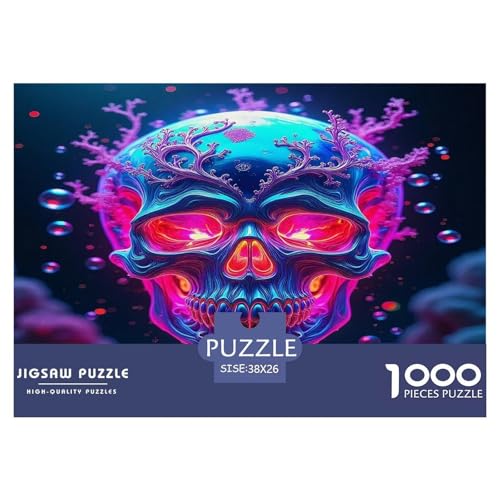 Schädel1000-teilige Puzzles Für Erwachsene Und Kinder Bildungsspiele HalloweenHerausfordernd Für Home Decoration Tolle Geschenkidee38x26cm/1000pcs Schädel1000-teilige Puzzles Für Erwachsene Und Kinder Bildungsspiele HalloweenHerausfordernd Für Home Decoration Tolle Geschenkidee38x26cm/1000pcs von TDSNKAVHB