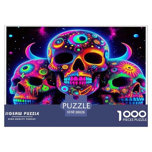 Schädel1000-teilige Puzzles Für Erwachsene Und Kinder Bildungsspiele HalloweenHerausfordernde Home Decors Tolle Geschenkidee38x26cm/1000pcs Schädel1000-teilige Puzzles Für Erwachsene Und Kinder Bildungsspiele HalloweenHerausfordernde Home Decors Tolle Geschenkidee38x26cm/1000pcs von TDSNKAVHB