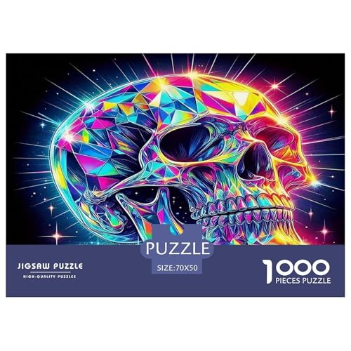 Schädel1000-teilige Puzzles Für Erwachsene Und Kinder Bildungsspiele HalloweenHerausfordernde Home Decors Tolle Geschenkidee70x50cm/1000pcs Schädel1000-teilige Puzzles Für Erwachsene Und Kinder Bildungsspiele HalloweenHerausfordernde Home Decors Tolle Geschenkidee70x50cm/1000pcs von TDSNKAVHB