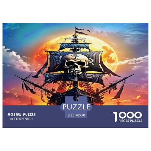 Schiff1000-teiliges Puzzle Für Erwachsene Und Kinder Familienspiel HalloweenHerausfordernd Für Home Decoration Tolle Geschenkidee70x50cm/1000pcs von TDSNKAVHB