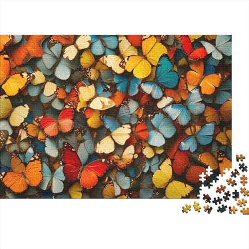 Schmetterling Puzzle 1000 Teile Puzzle Erwachsene Schwieriges Schwer Puzzle Für Erwachsene Und Kinder Ab 14 Jahren Puzzel 1000pcs (75x50cm) von TDSNKAVHB