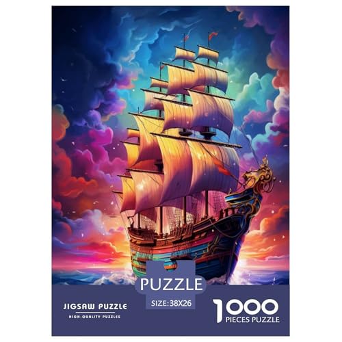 Segelboot Puzzle 1000 Teile Schwer Puzzle Spielzeug Lernspiel Impossible Herausforderungsspielzeug Für Erwachsene Und Kinder Ab 12 Jahren 38x26cm/1000pcs Segelboot Puzzle 1000 Teile Schwer Puzzle Spielzeug Lernspiel Impossible Herausforderungsspielzeug Für Erwachsene Und Kinder Ab 12 Jahren 38x26cm/1000pcs von TDSNKAVHB
