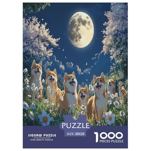 Shiba Inu Puzzles 1000 Teile Schwer Puzzle Spielzeug Pädagogisches Spiel Impossible Herausforderung Spielzeug Für Erwachsene Und Kinder Ab 12 Jahren 38x26cm/1000pcs Shiba Inu Puzzles 1000 Teile Schwer Puzzle Spielzeug Pädagogisches Spiel Impossible Herausforderung Spielzeug Für Erwachsene Und Kinder Ab 12 Jahren 38x26cm/1000pcs von TDSNKAVHB