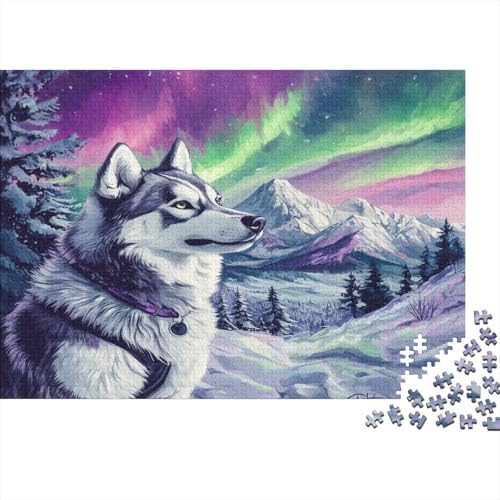 Sibirischer Husky 1000 Stück Puzzle Für Erwachsene 1000 Stück Puzzle Für Erwachsene-Crazy Süßigkeiten-1000 Stück Puzzle Große Puzzles Kinder Lernspiel Spielzeug Geschenk Für Die Puzzel 1000pcs ( von TDSNKAVHB