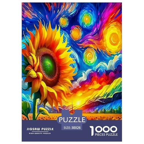 Sonnenblumen1000-teiliges Puzzle Für Erwachsene Und Kinder Bildungsspiele LandschaftHerausfordernde Home Decors Tolle Geschenkidee38x26cm/1000pcs Sonnenblumen1000-teiliges Puzzle Für Erwachsene Und Kinder Bildungsspiele LandschaftHerausfordernde Home Decors Tolle Geschenkidee38x26cm/1000pcs von TDSNKAVHB