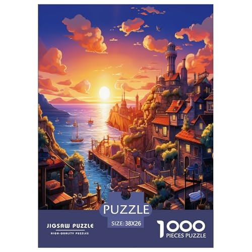 Sonnenuntergang über dem Hafen1000 Pieces Jigsaw Puzzles for Adults and Kids EduKatzeional Games SchönheitChallenging for Home Decoration Great Gift Idea38x26cm/1000pcs Sonnenuntergang über dem Hafen1000 Pieces Jigsaw Puzzles for Adults and Kids EduKatzeional Games SchönheitChallenging for Home Decoration Great Gift Idea38x26cm/1000pcs von TDSNKAVHB