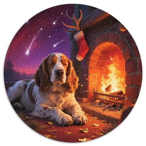 Springer SpanienJigsaw Puzzles 1000 Piece for Adults Round WeihnachtenCreative Challenging Family Decorations1000pcs (67.5x67.5cm) von TDSNKAVHB