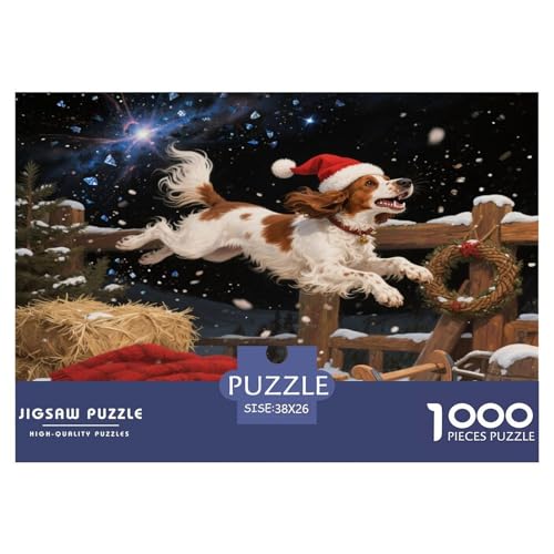 Springer Spanienl1000 Piece Jigsaw Puzzle for Adults and Kids Educational Games WeihnachtenChallenging for Home Decoration Great Gift Idea38x26cm/1000pcs von TDSNKAVHB