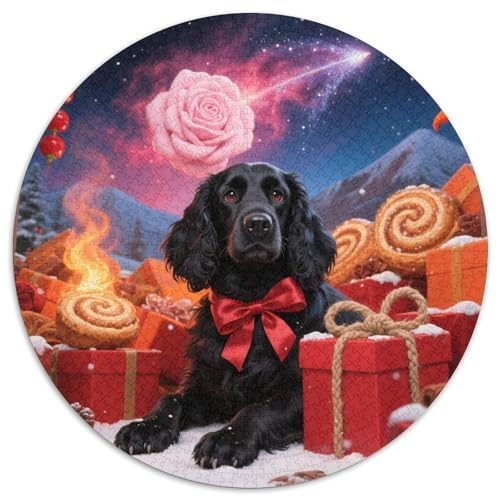 Springer SpanienlJigsaw Puzzle 1000 Pieces for Adults Kids Round Creative Challenge Family Decorations1000pcs (67.5x67.5cm) von TDSNKAVHB