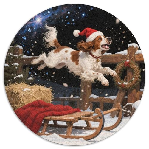 Springer SpanienlJigsaw Puzzles 1000 Pieces for Adults Kids Round WeihnachtenCreative Challenge Toys Gift1000pcs (67.5x67.5cm) von TDSNKAVHB