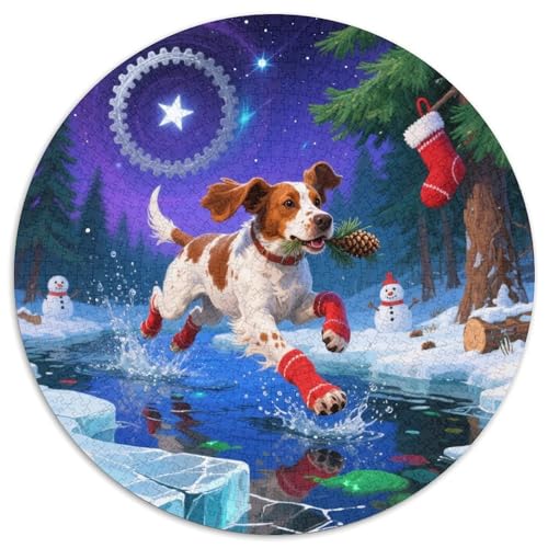 Springer SpanienlJigsaw Puzzles 1000 Pieces for Adults Round WeihnachtenCreative Challenging Toys Gift1000pcs (67.5x67.5cm) von TDSNKAVHB
