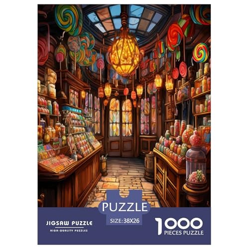 Süßigkeiten Store Puzzle 1000 Teile Schwer Puzzle Spielzeug Lernspiel Impossible Herausforderung Spielzeug Für Erwachsene Und Kinder in Bewährter 38x26cm/1000pcs Süßigkeiten Store Puzzle 1000 Teile Schwer Puzzle Spielzeug Lernspiel Impossible Herausforderung Spielzeug Für Erwachsene Und Kinder in Bewährter 38x26cm/1000pcs von TDSNKAVHB