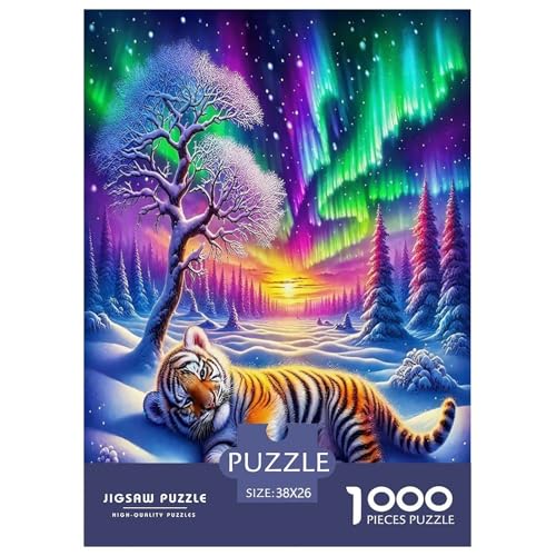 Tiger1000-teilige Puzzles Für Erwachsene Und Kinder Bildungsspiele AuroraHerausfordernde Home Decors Tolle Geschenkidee38x26cm/1000pcs Tiger1000-teilige Puzzles Für Erwachsene Und Kinder Bildungsspiele AuroraHerausfordernde Home Decors Tolle Geschenkidee38x26cm/1000pcs von TDSNKAVHB