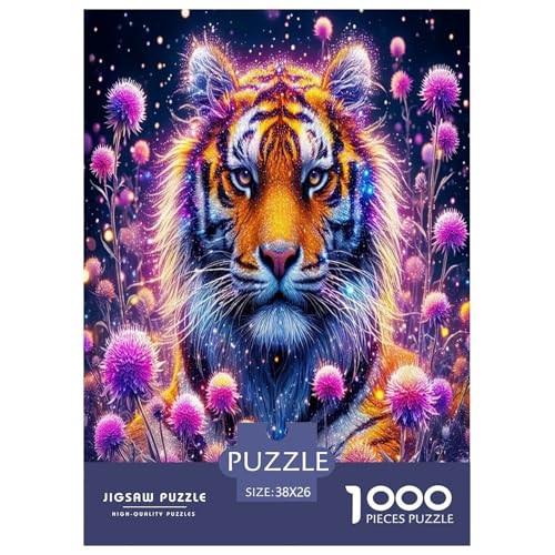 Tiger1000-teiliges Puzzle Für Erwachsene Und Kinder Familienspiel BlumenHerausfordernd Für Home Decoration Tolle Geschenkidee38x26cm/1000pcs Tiger1000-teiliges Puzzle Für Erwachsene Und Kinder Familienspiel BlumenHerausfordernd Für Home Decoration Tolle Geschenkidee38x26cm/1000pcs von TDSNKAVHB