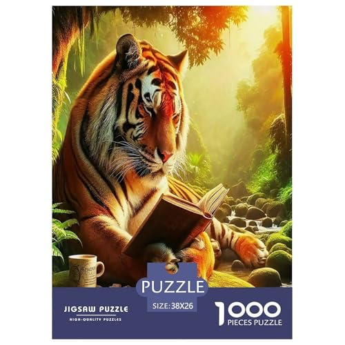 Tiger1000-teiliges Puzzle Für Erwachsene Und Kinder Familienspiel FantasieSpaßig Und Herausfordernde Home Decors Tolle Geschenkidee38x26cm/1000pcs Tiger1000-teiliges Puzzle Für Erwachsene Und Kinder Familienspiel FantasieSpaßig Und Herausfordernde Home Decors Tolle Geschenkidee38x26cm/1000pcs von TDSNKAVHB